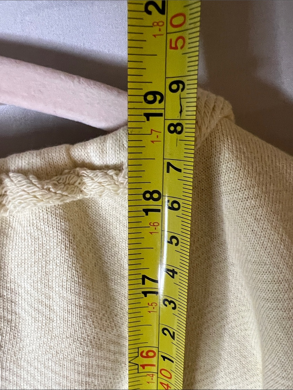 Free People Cream Raw Edge Oversized Sweatshirt - Picture 9 of 12